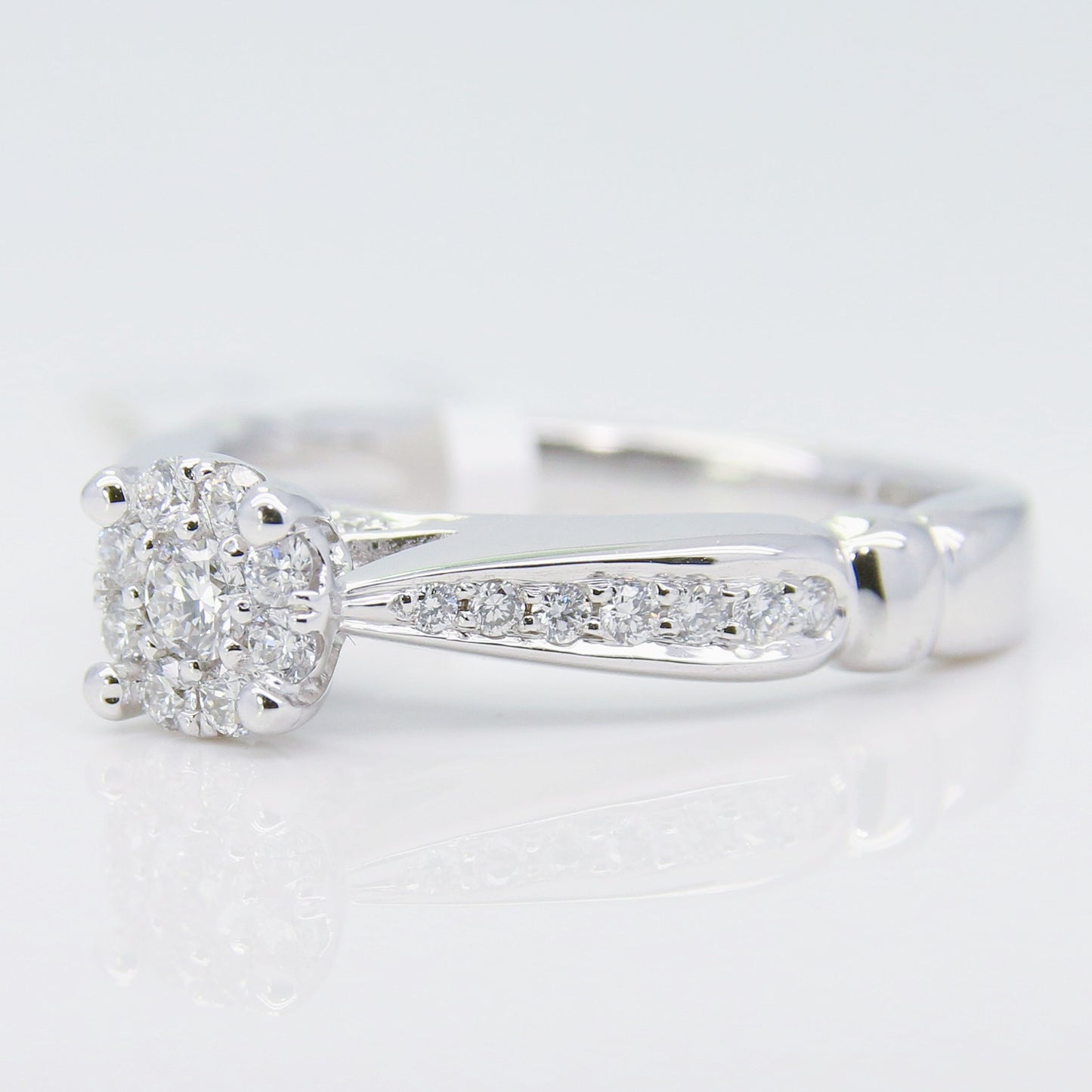 永恆鑽戒 經典四爪鑲 組合鑽 空台  DG01570