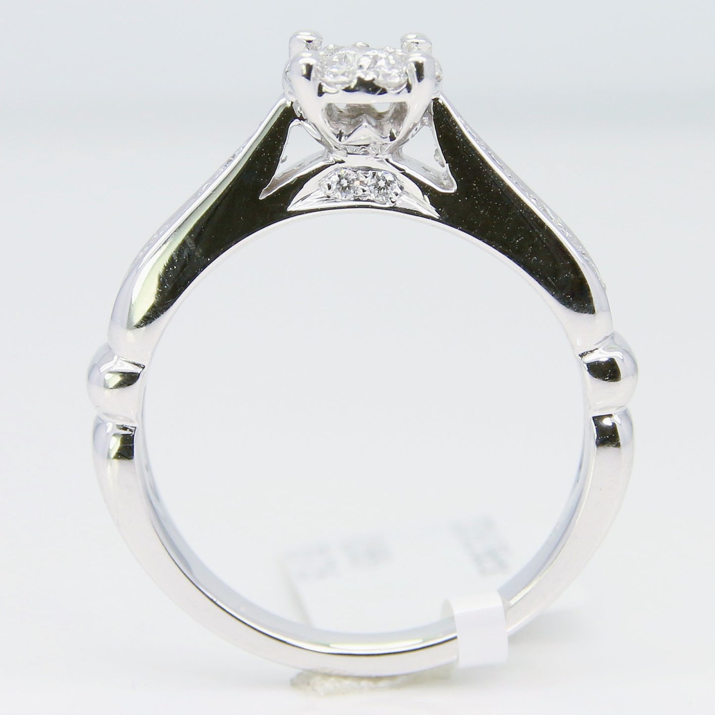 永恆鑽戒 經典四爪鑲 組合鑽 空台  DG01570