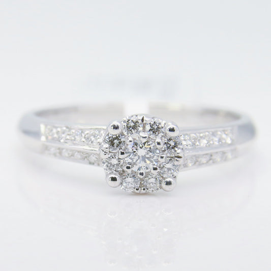 永恆鑽戒 經典四爪鑲 組合鑽 空台 DG01158