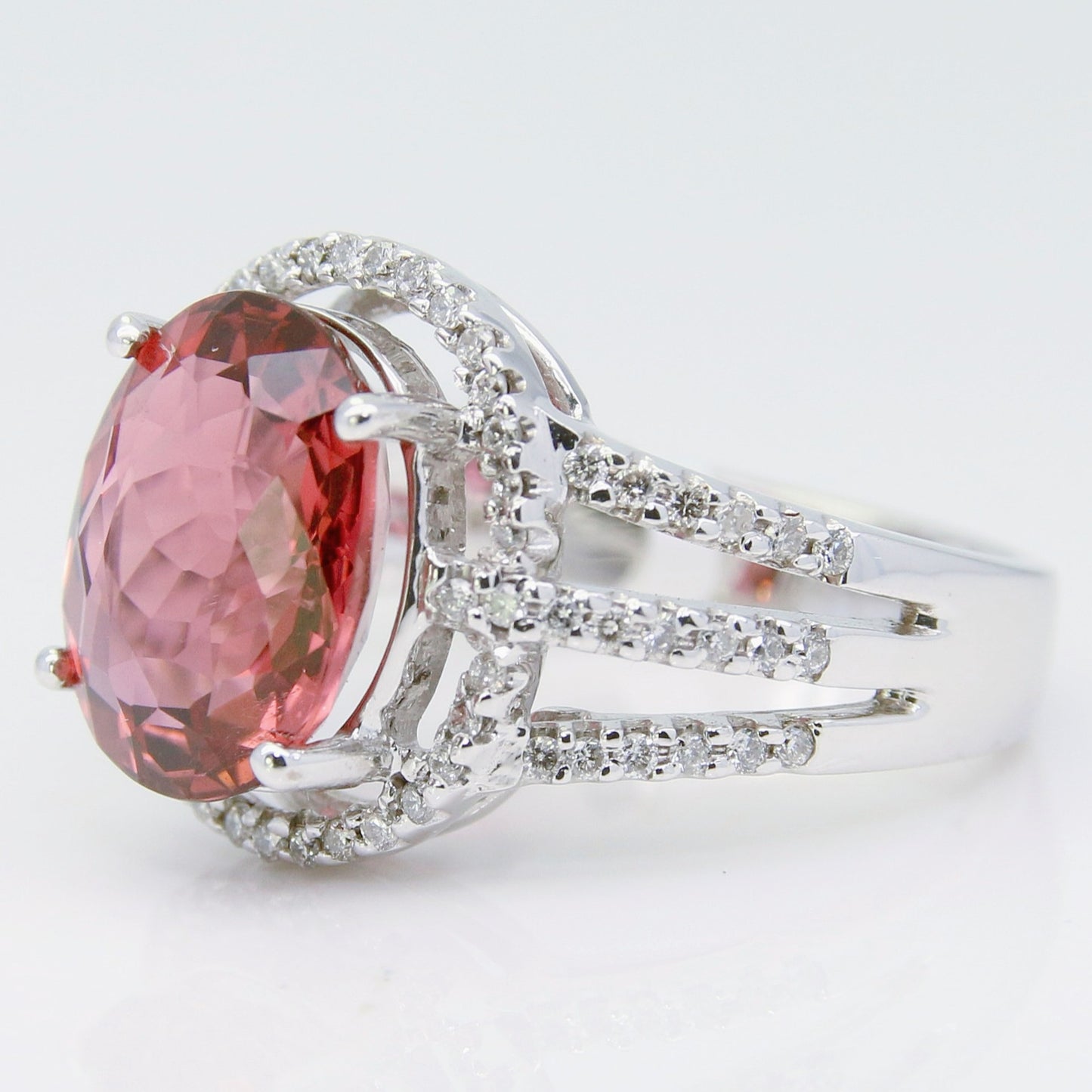 碧璽戒指 橙紅 4克拉 KG00026