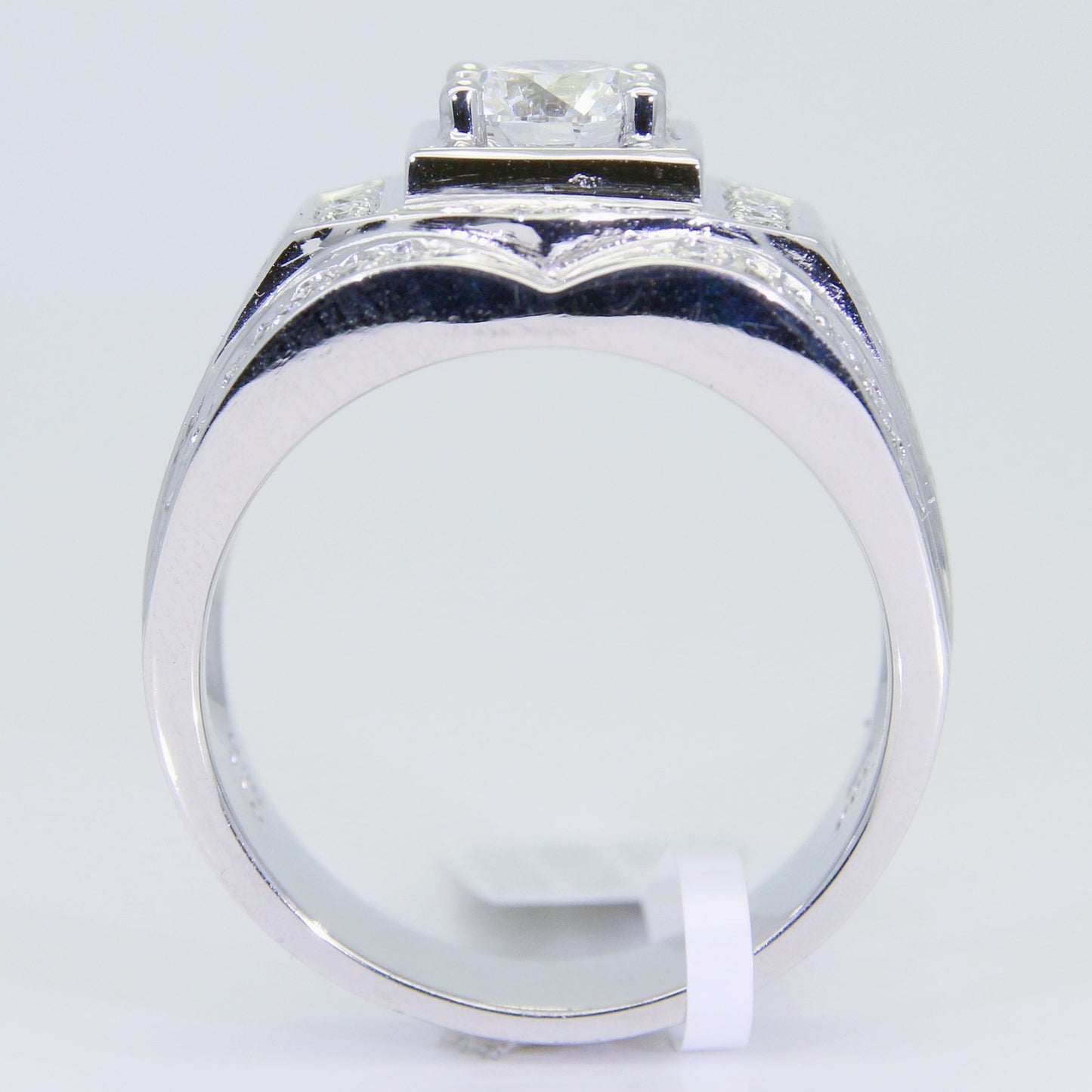 培育鑽石 1克拉 鑽石男戒 DM00731