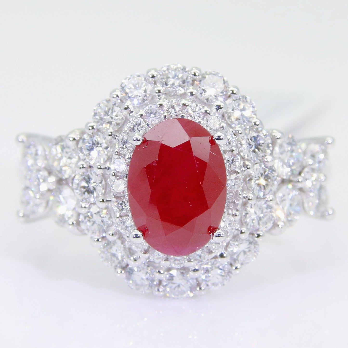 紅寶石女戒 鴿血紅 2克拉 RG00230