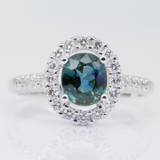 藍寶石女戒 1克拉 SG00470