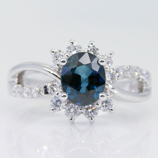 藍寶石女戒 1克拉 SG00411