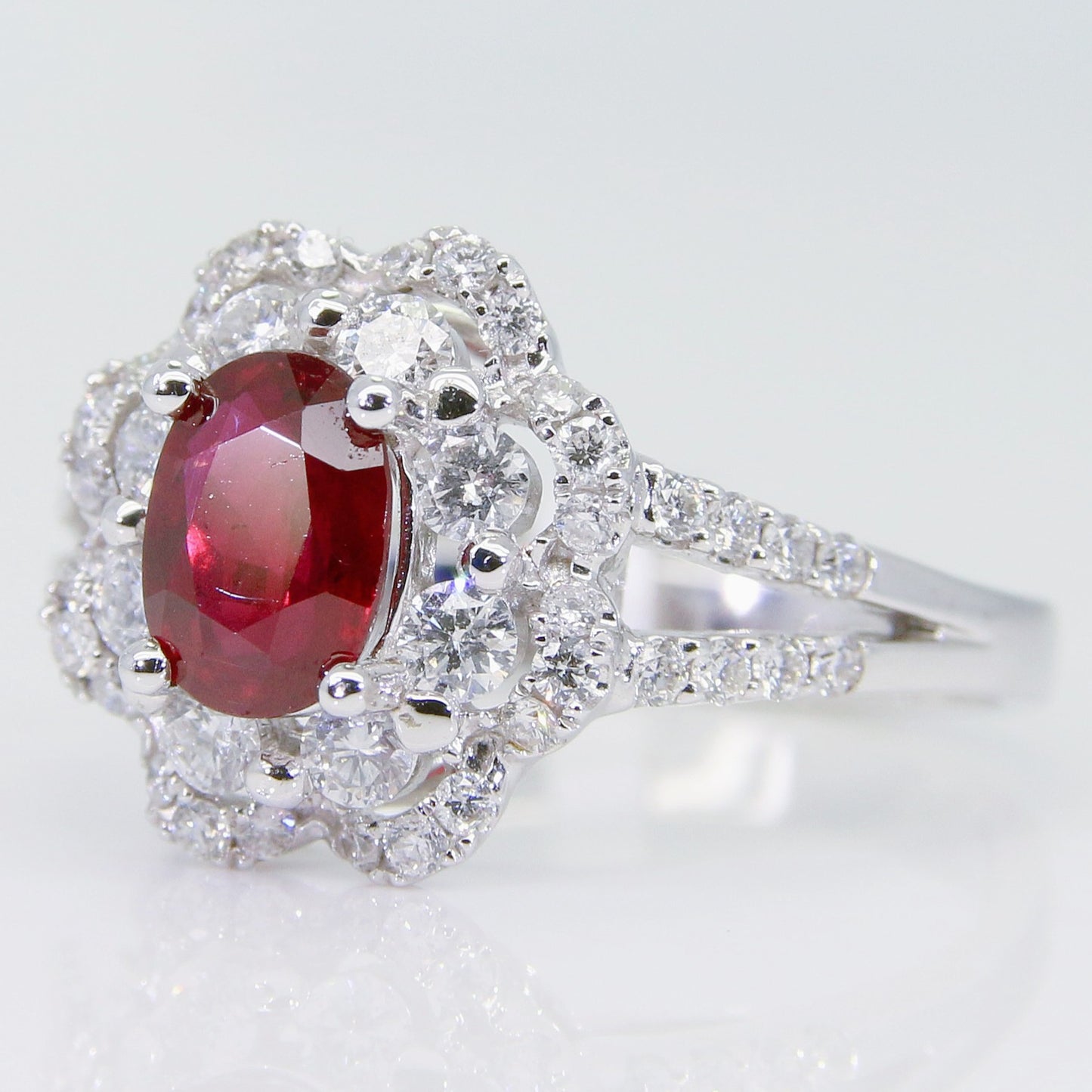 紅寶石女戒 1克拉 RG00163