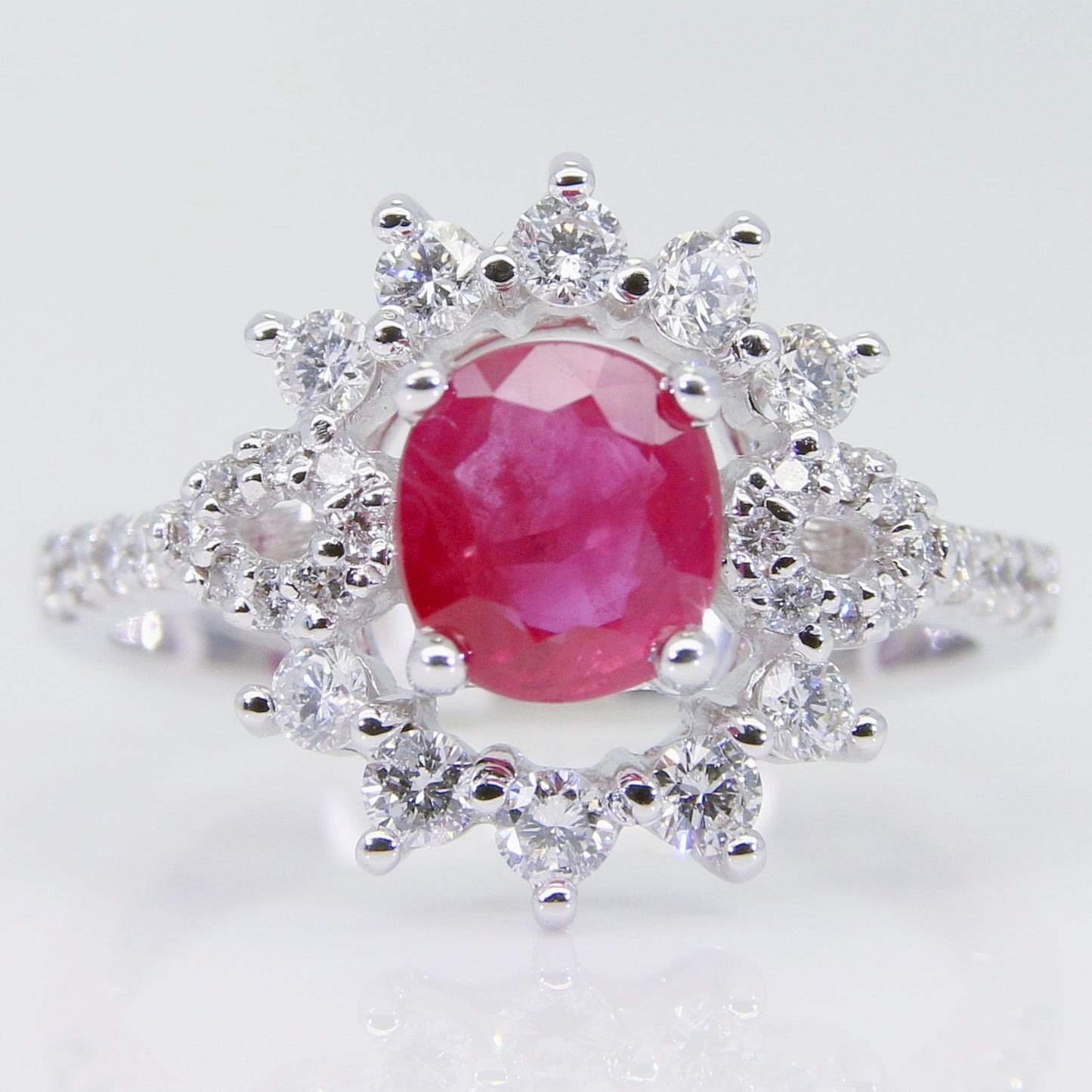 紅寶石女戒 緬甸 1克拉 RG00052