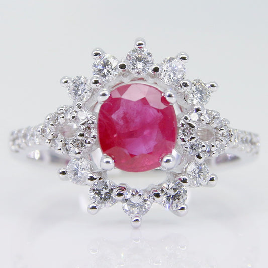 紅寶石女戒 緬甸 1克拉 RG00052