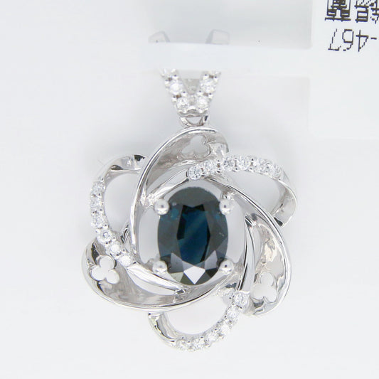 藍寶石墜子 錫蘭 1克拉 SD00249