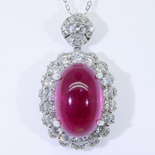 碧璽墜子 紅 17克拉 KD00039