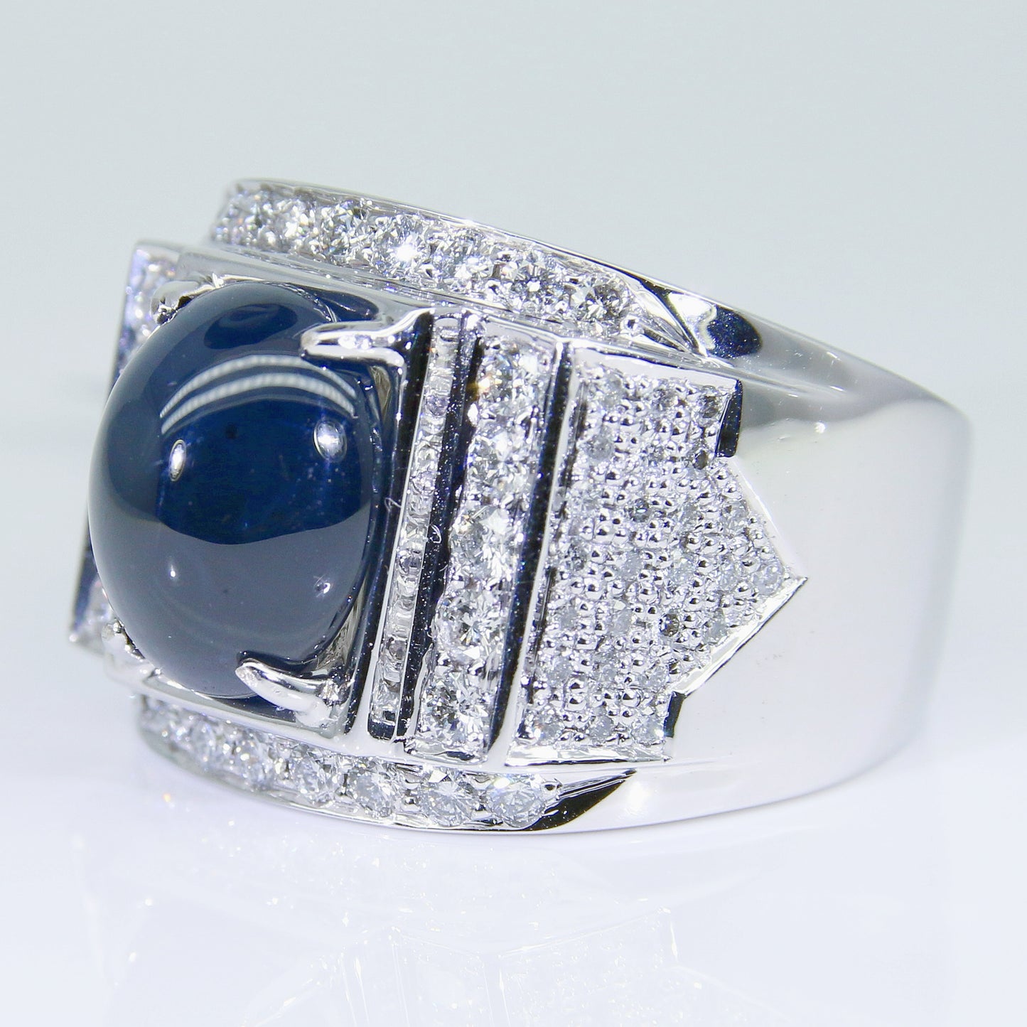 藍寶石男戒 7克拉 SM00653