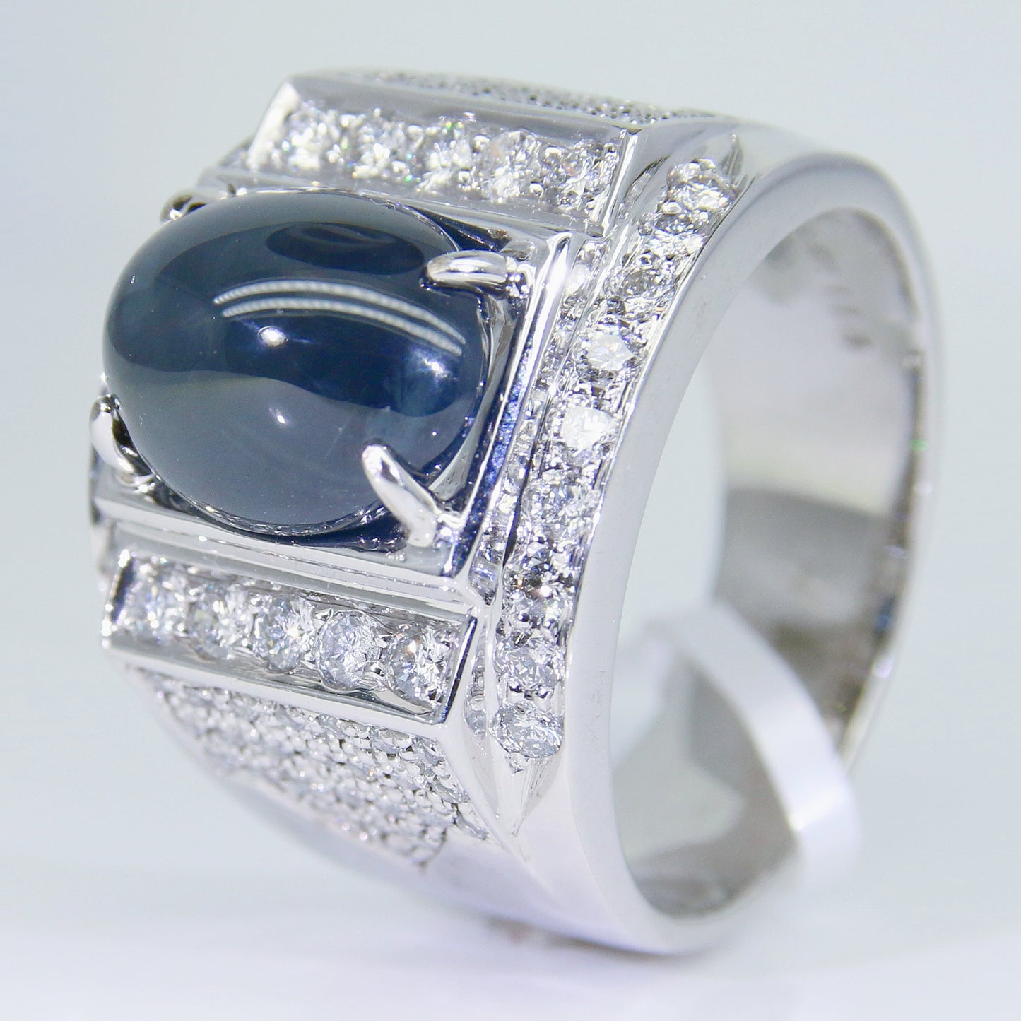 藍寶石男戒 7克拉 SM00653