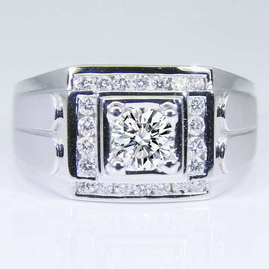 鑽石男戒 50分-1克拉 空台 DM00435