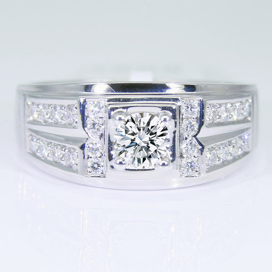 鑽石男戒 30分-50分 空台 DM00436