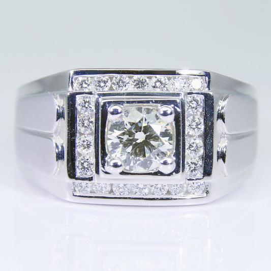 鑽石男戒 50分 DM00638