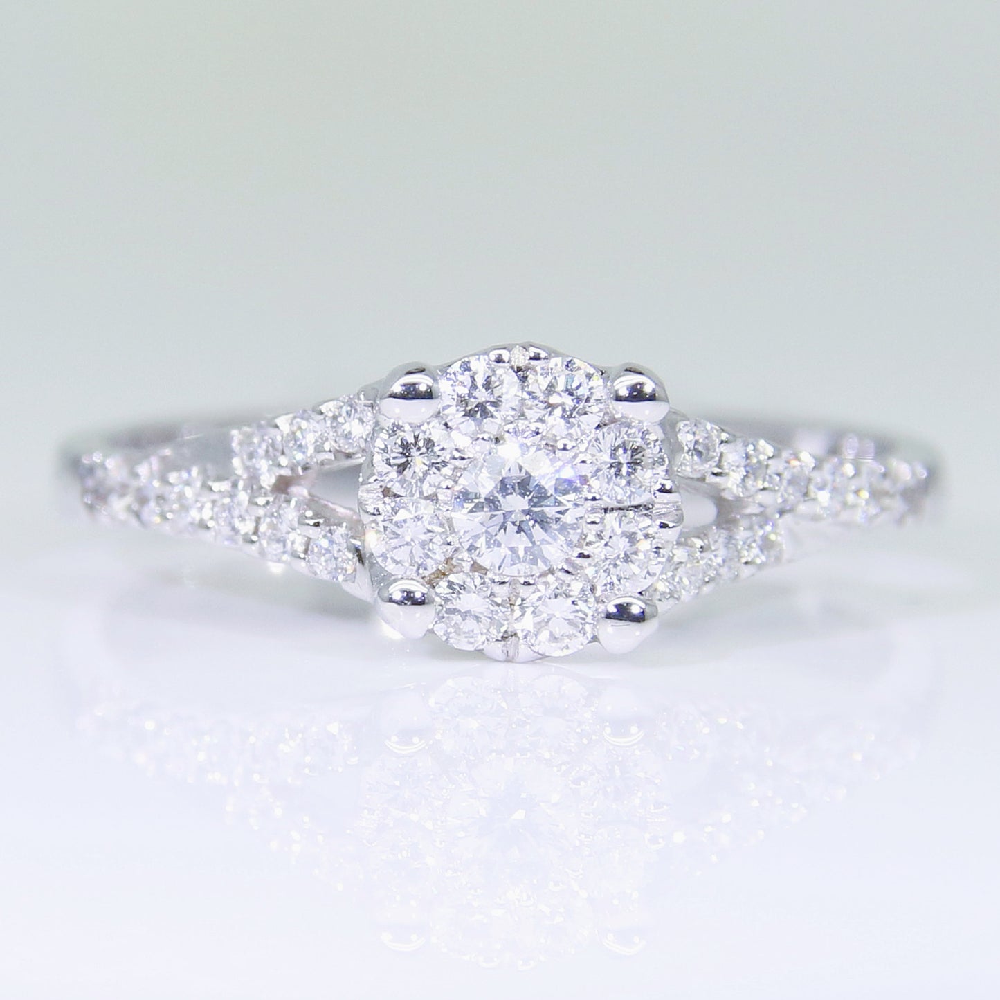 永恆鑽戒 經典四爪鑲 組合鑽 空台 DG01161