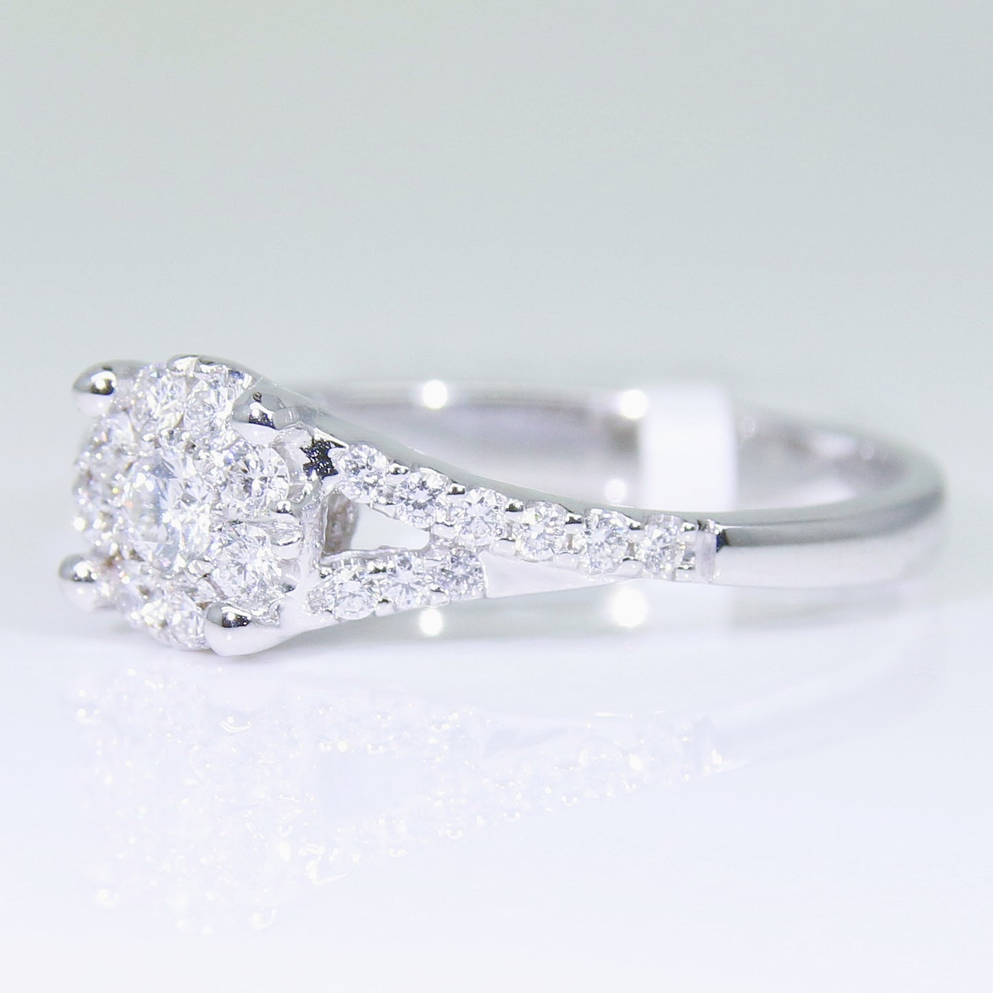 永恆鑽戒 經典四爪鑲 組合鑽 空台 DG01161