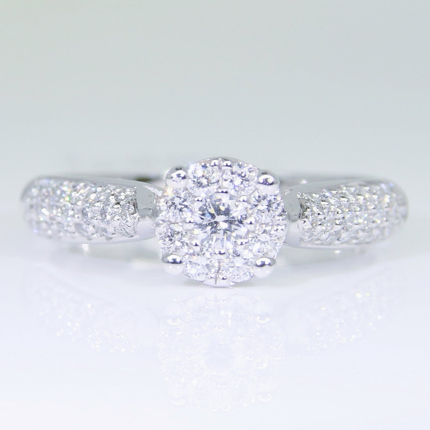 永恆鑽戒 經典四爪鑲 組合鑽 空台 DG01160