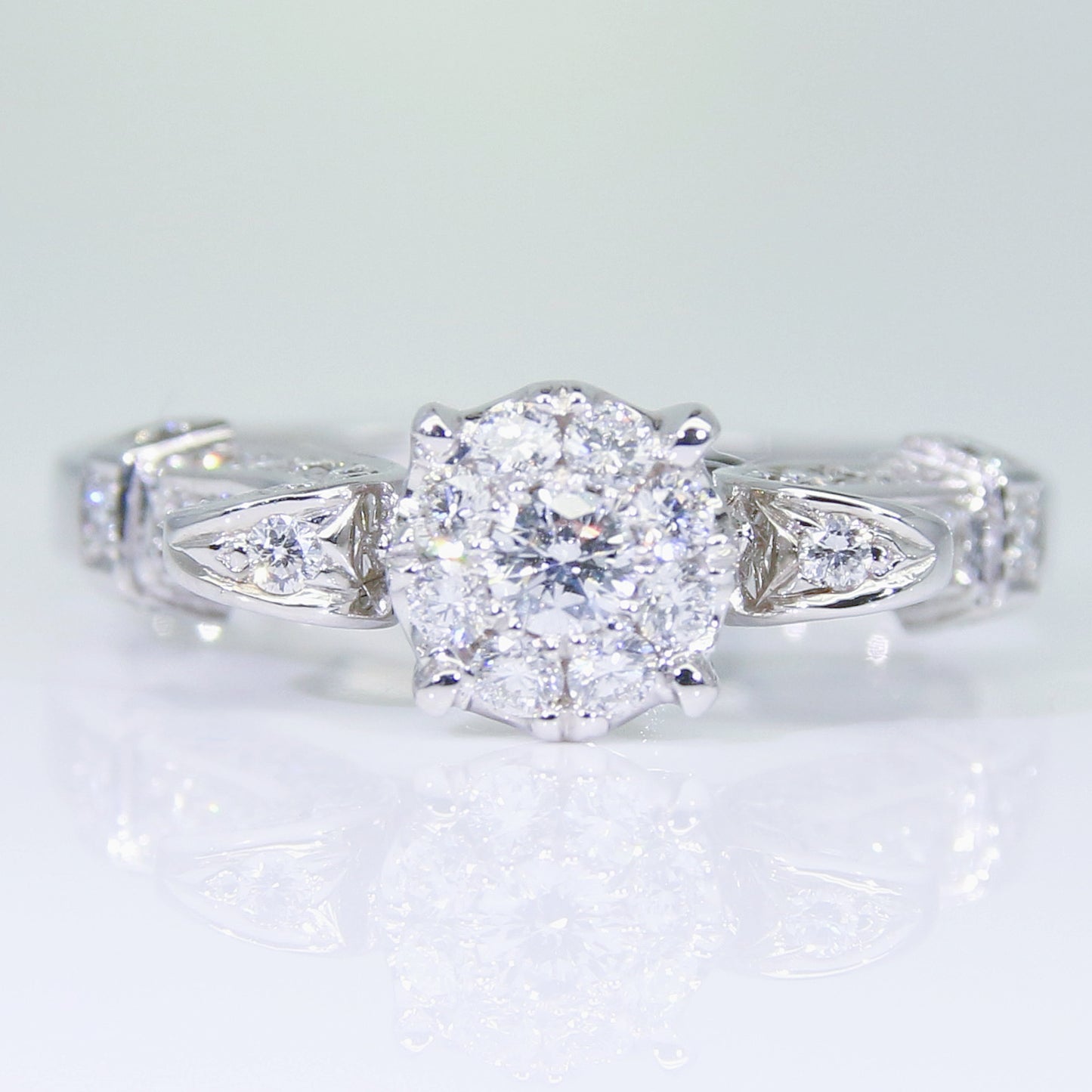 鑽石女戒 組合鑽 空台 DG01155