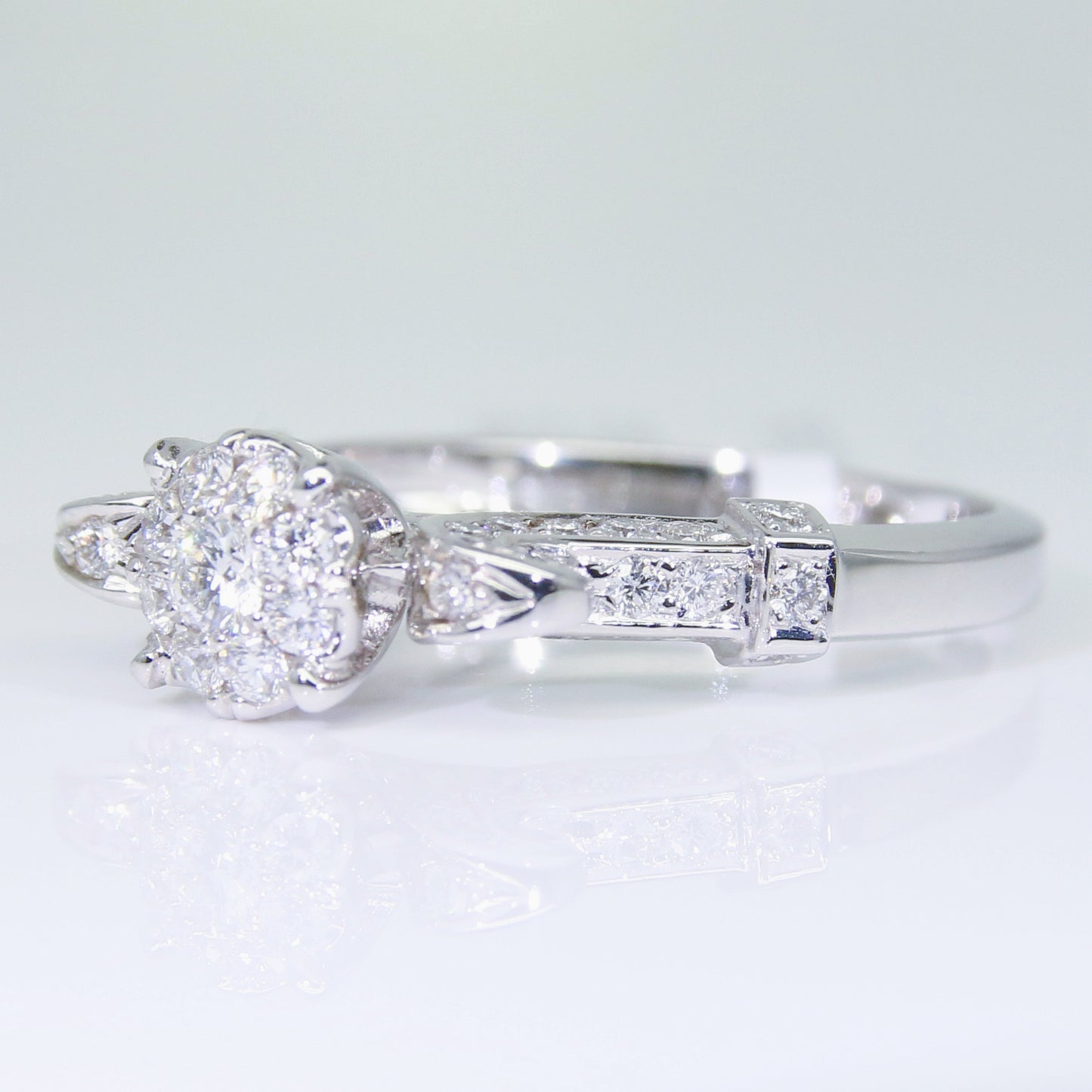 鑽石女戒 組合鑽 空台 DG01155