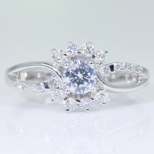 交織鑽戒 空台 DG00276