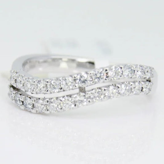 鑽石線戒 雙排 DG01494