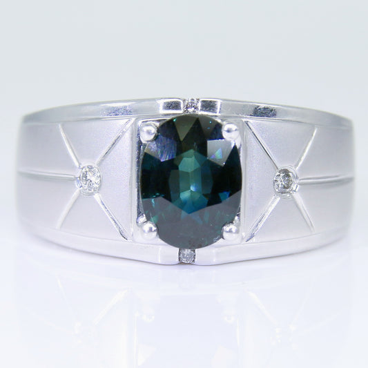 藍寶石男戒 1克拉 SM00502