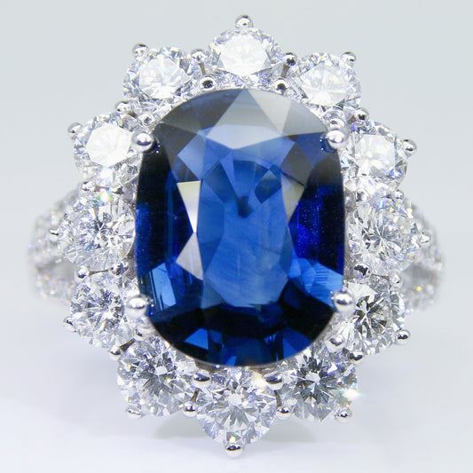 藍寶石女戒 皇家藍 5克拉 SG00406