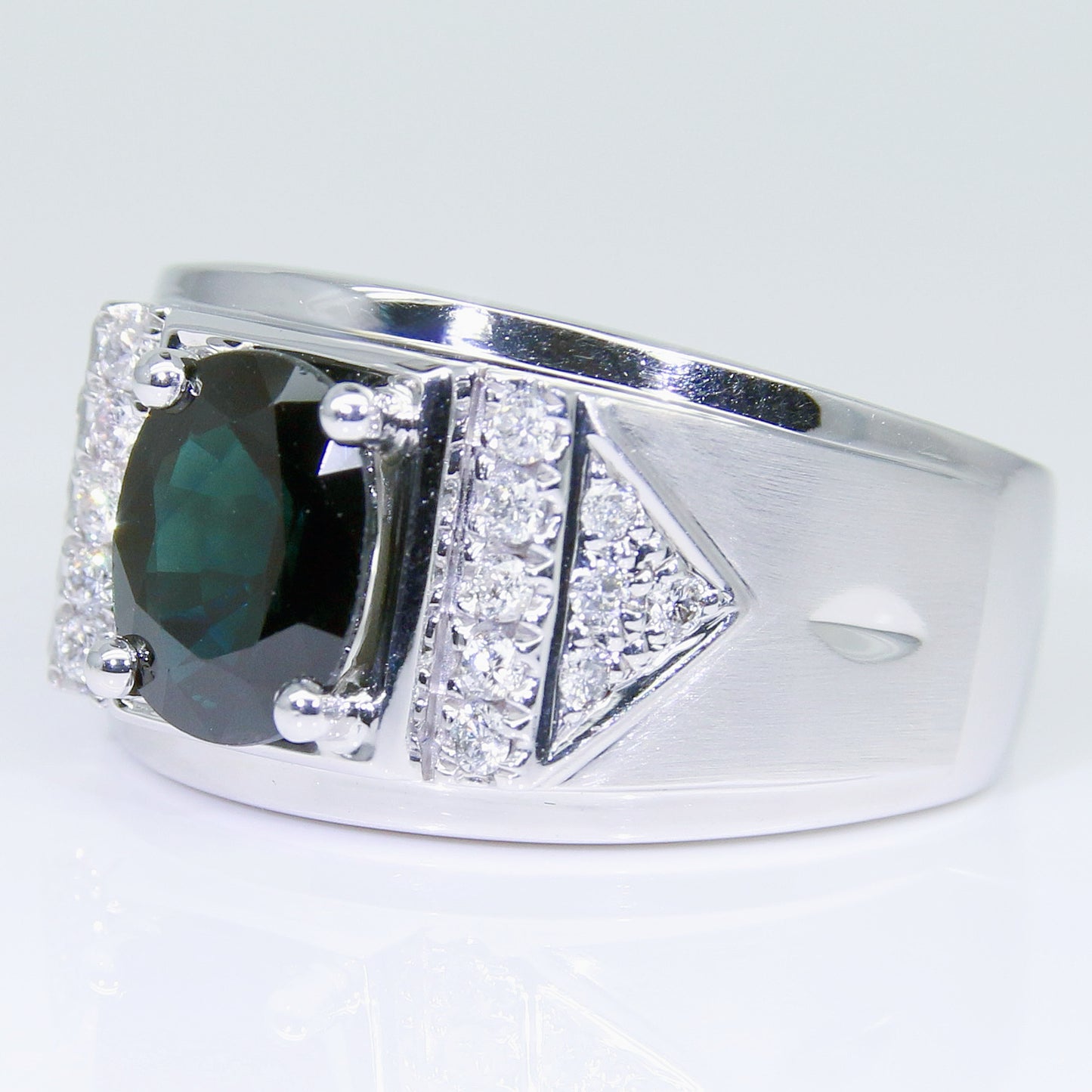 藍寶石男戒 2克拉 SM00587