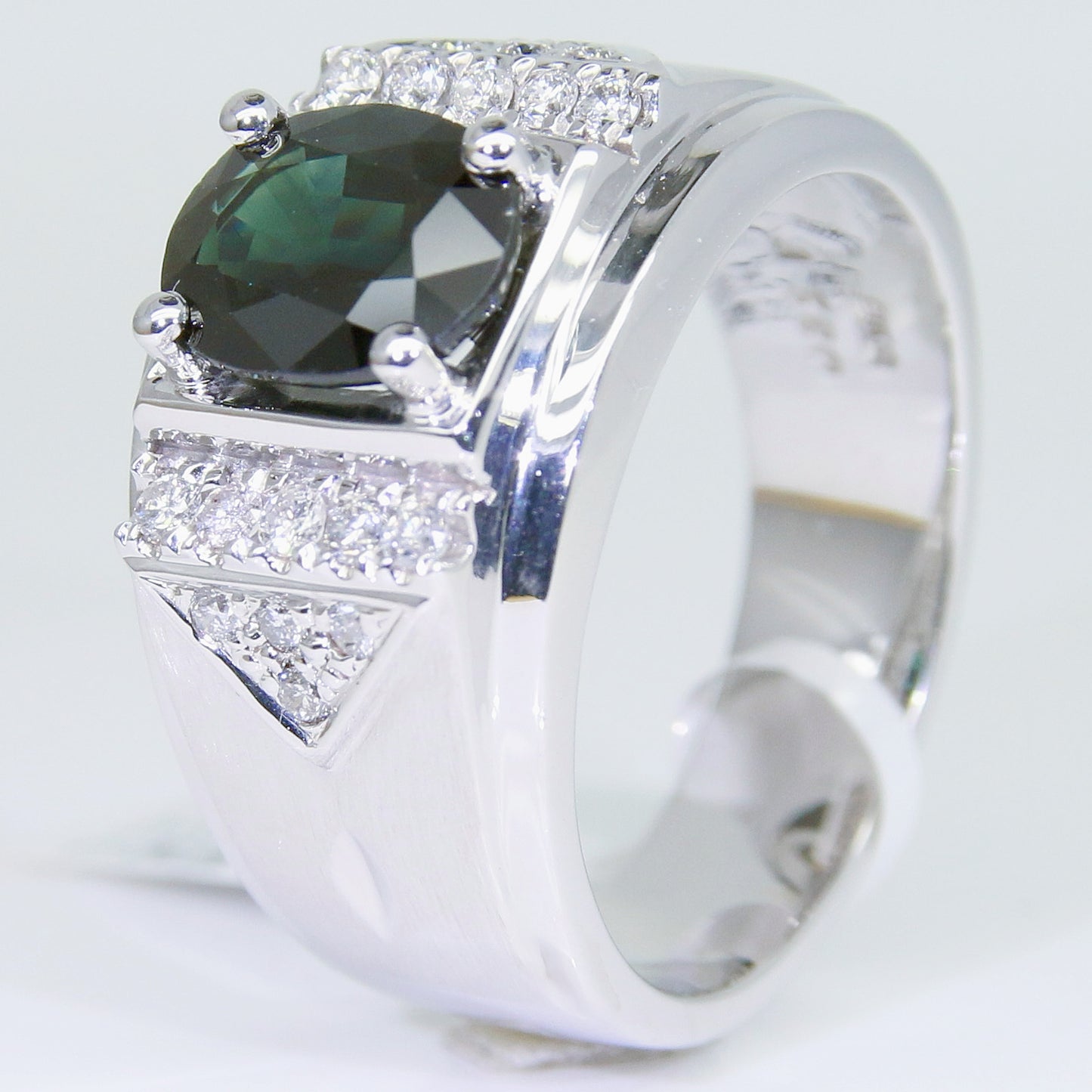 藍寶石男戒 2克拉 SM00587