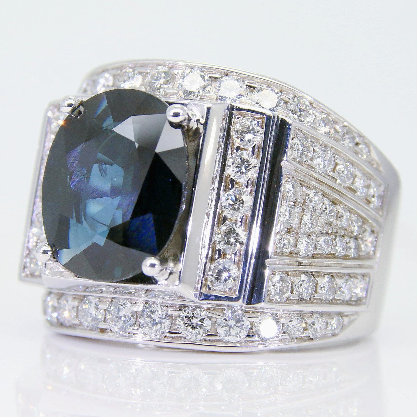 藍寶石男戒 5克拉 SM00746