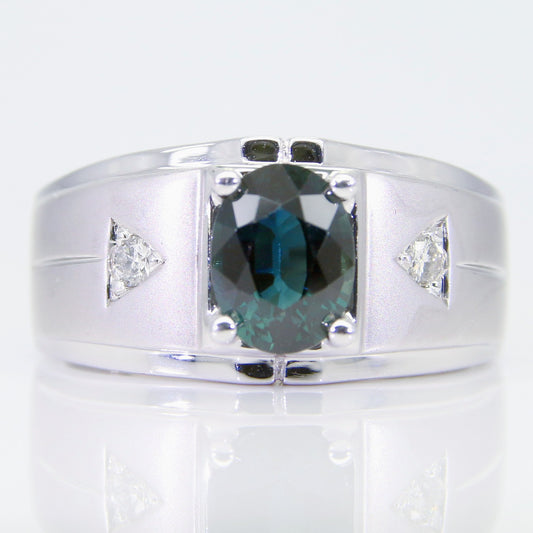 藍寶石男戒 1克拉 SM00369