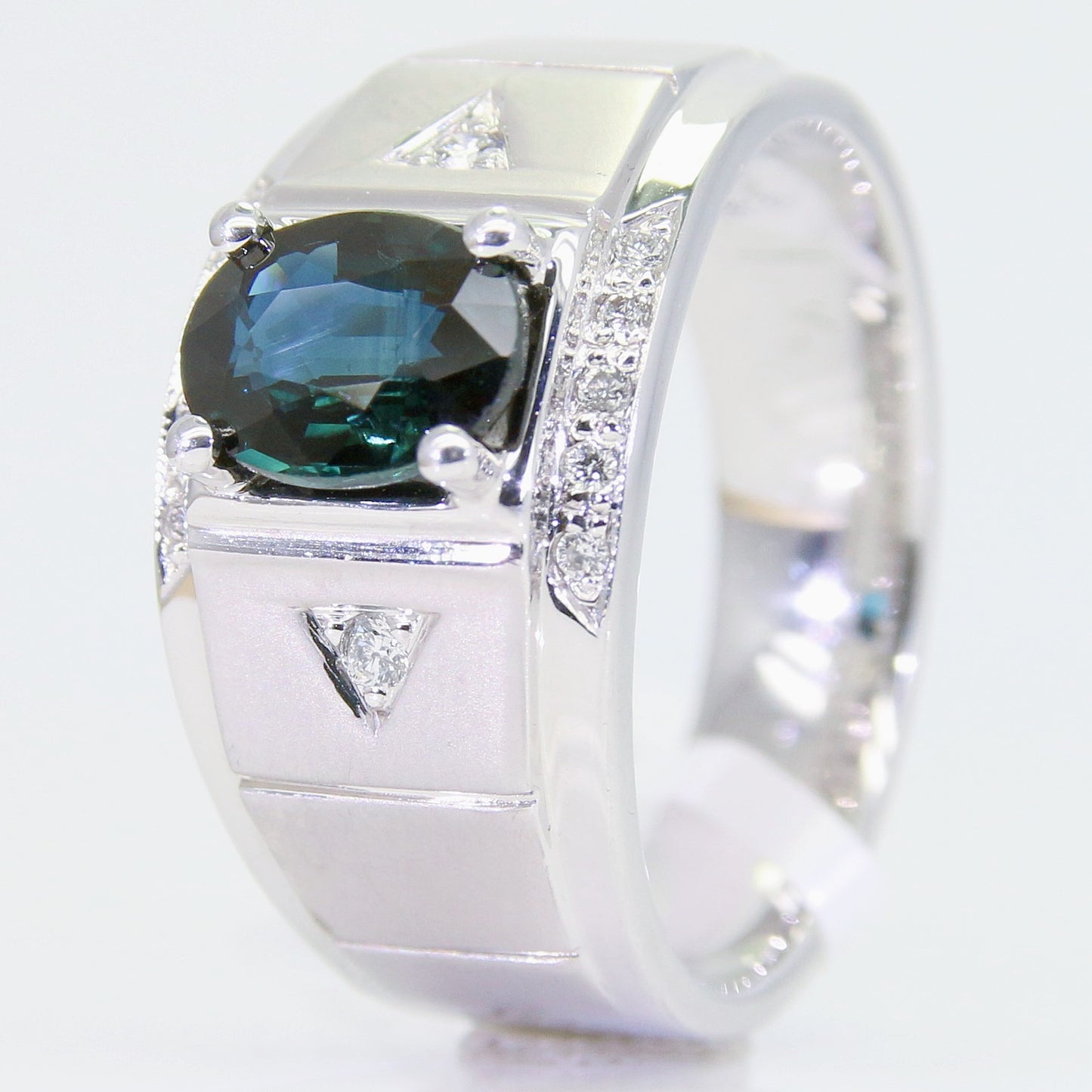 藍寶石男戒 1克拉 SM00392