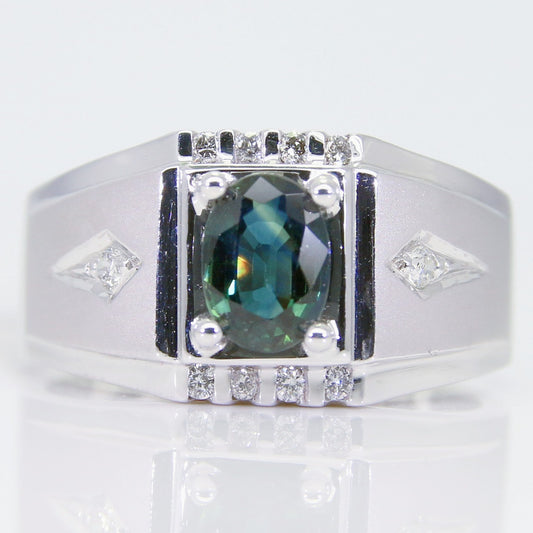 藍寶石男戒 1克拉 SM00673