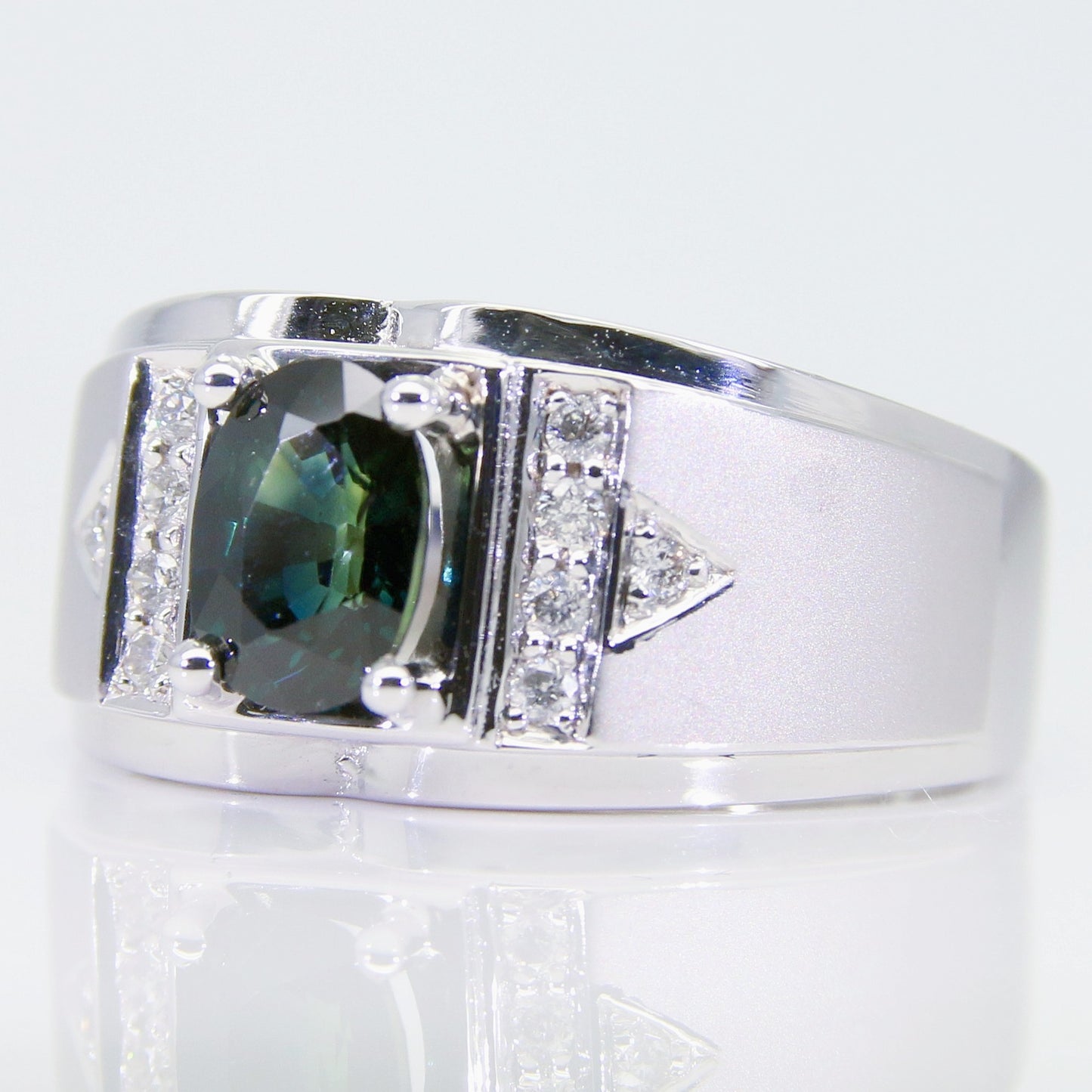 藍寶石男戒 1克拉 SM00684