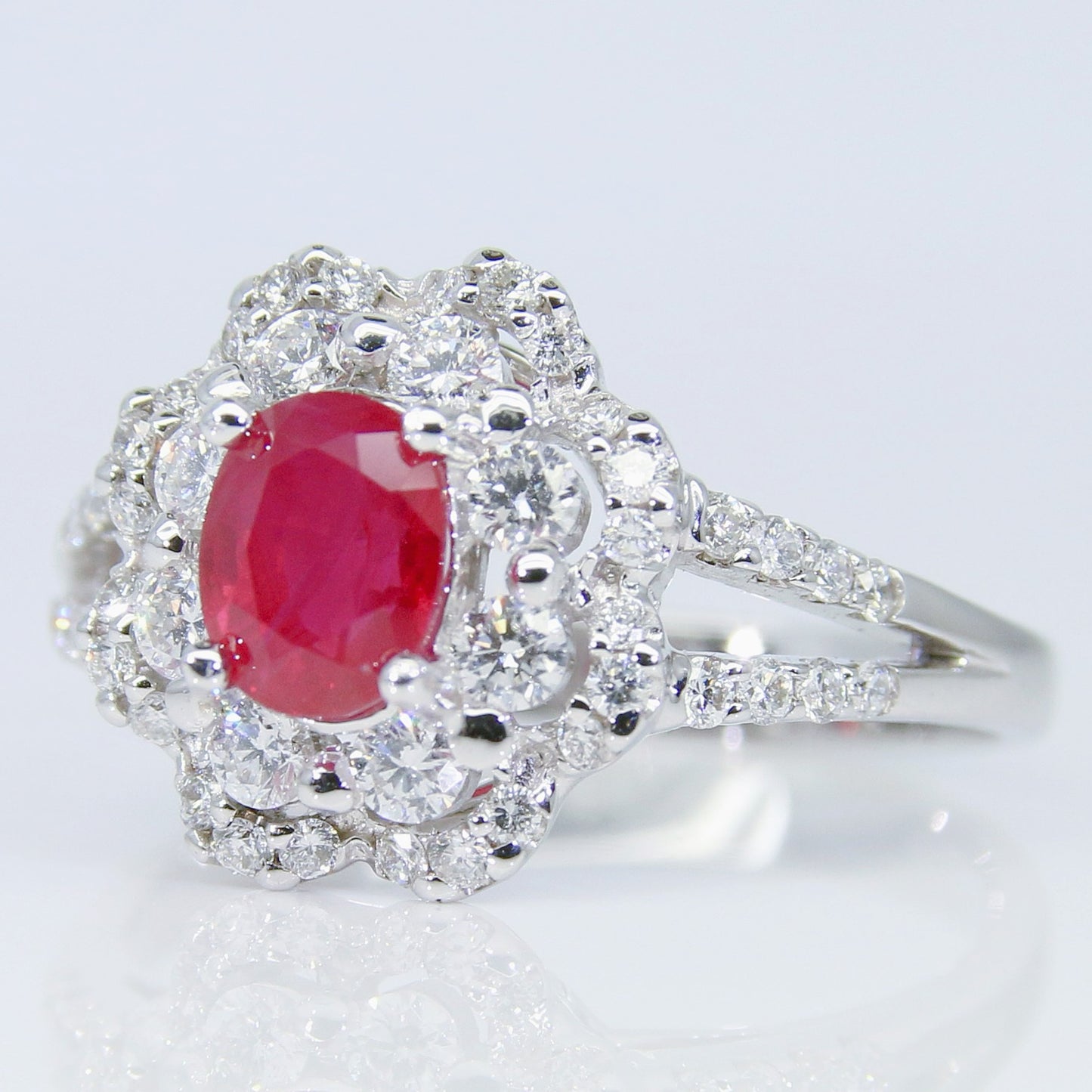 紅寶石女戒 鴿血紅 1克拉 RG00216