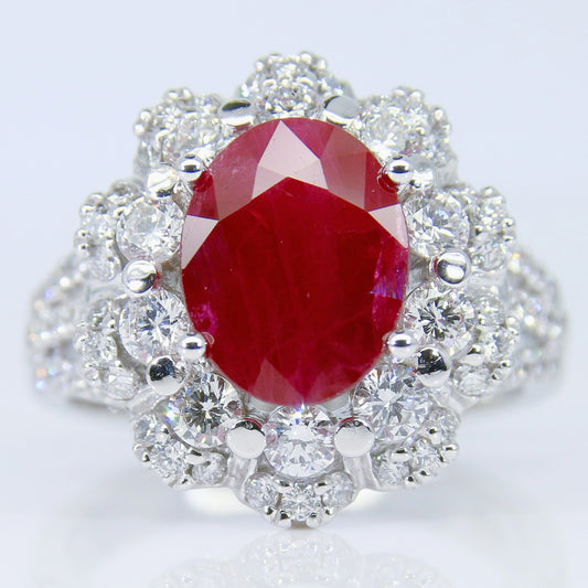 紅寶石女戒 緬甸 3克拉 RG00242