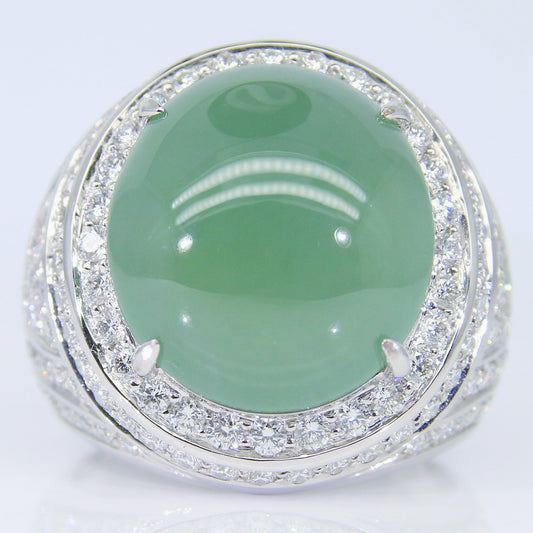 翡翠男戒 15克拉 JM00052