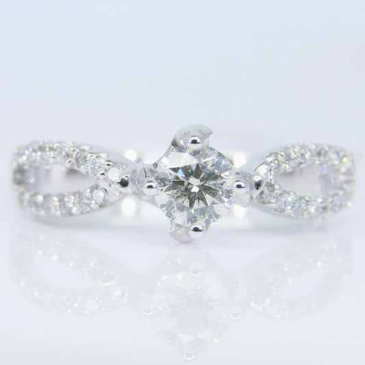 交織鑽戒 20分 DG01132