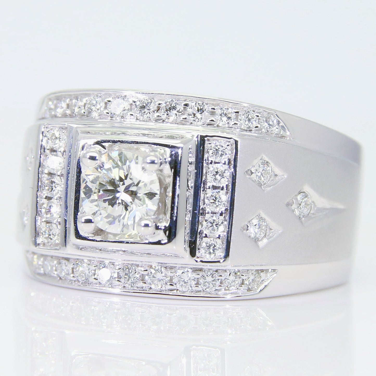 鑽石男戒 50分 DM00739