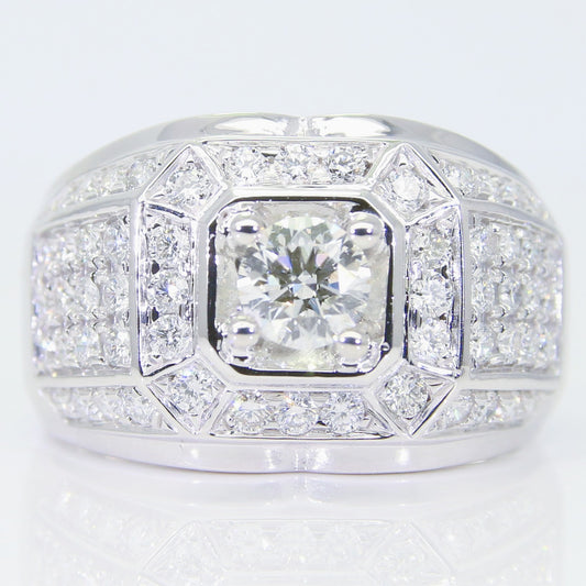 鑽石男戒 50分 DM00740