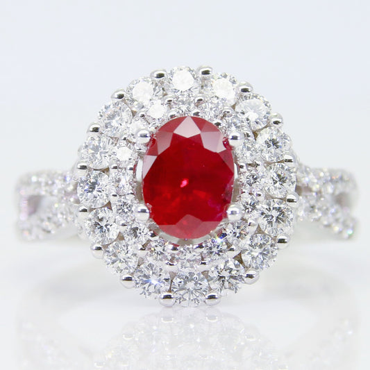 紅寶石女戒 緬甸 1克拉 RG00223