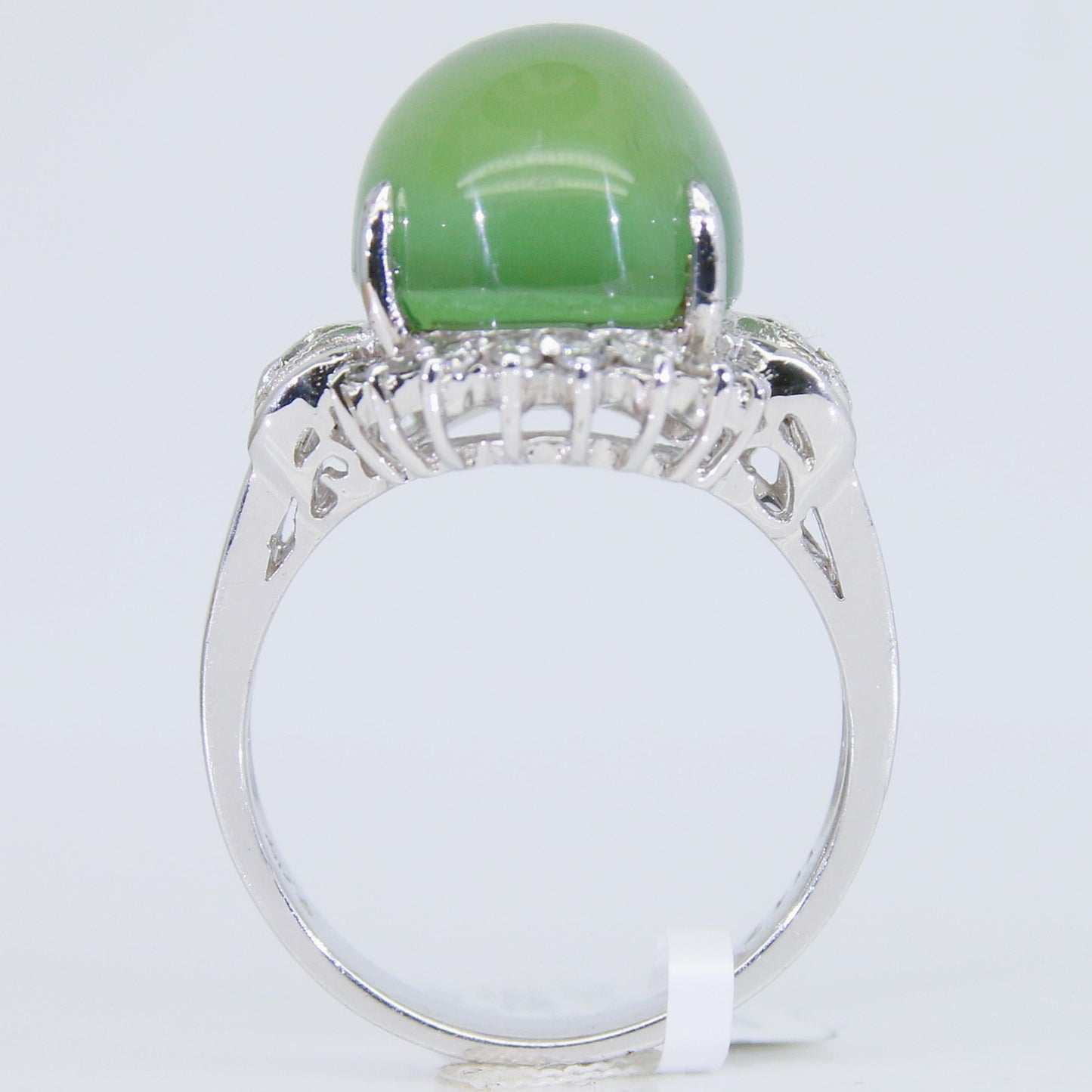 葡萄石女戒 無燒 11克拉 FG00009