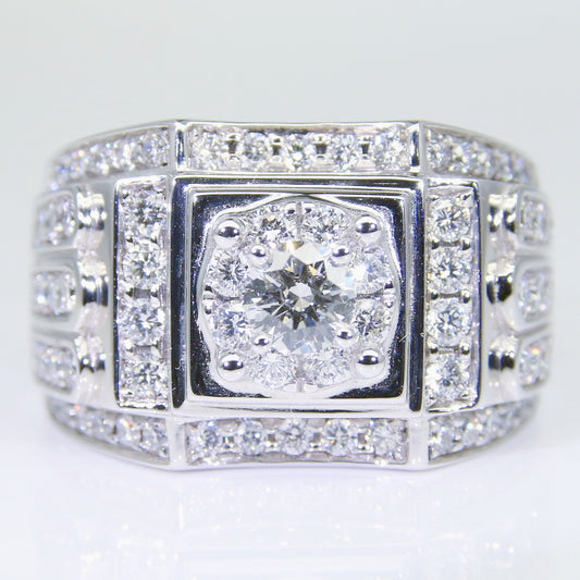 鑽石男戒 GIA30分 組合鑽 空台 DM00703