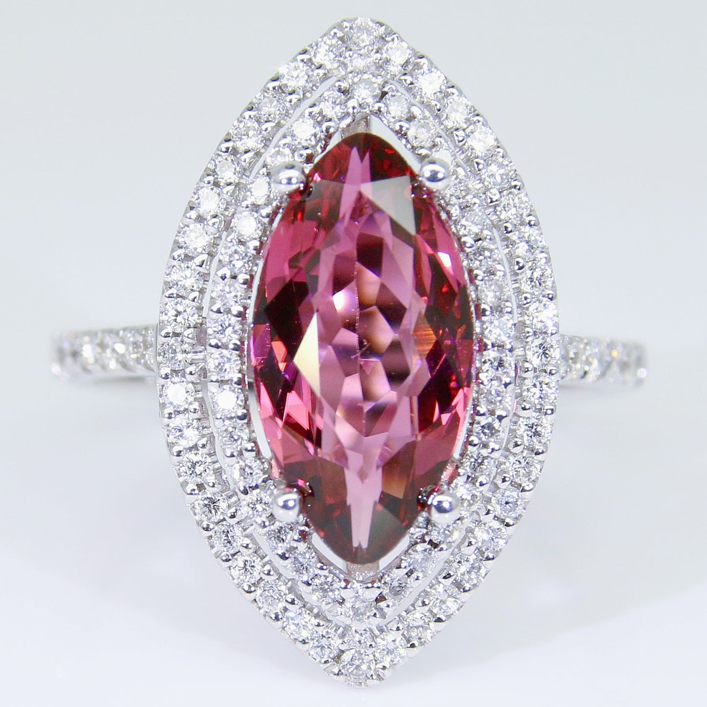 碧璽戒指 橙紅 2克拉 KG00053