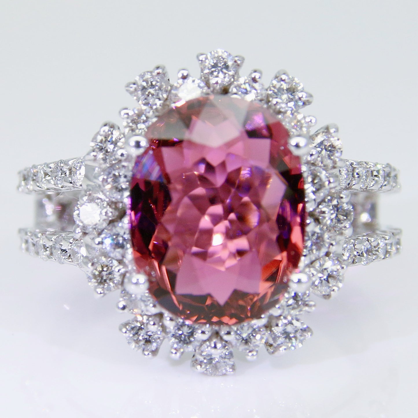 碧璽戒指 橙紅 3克拉 KG00022