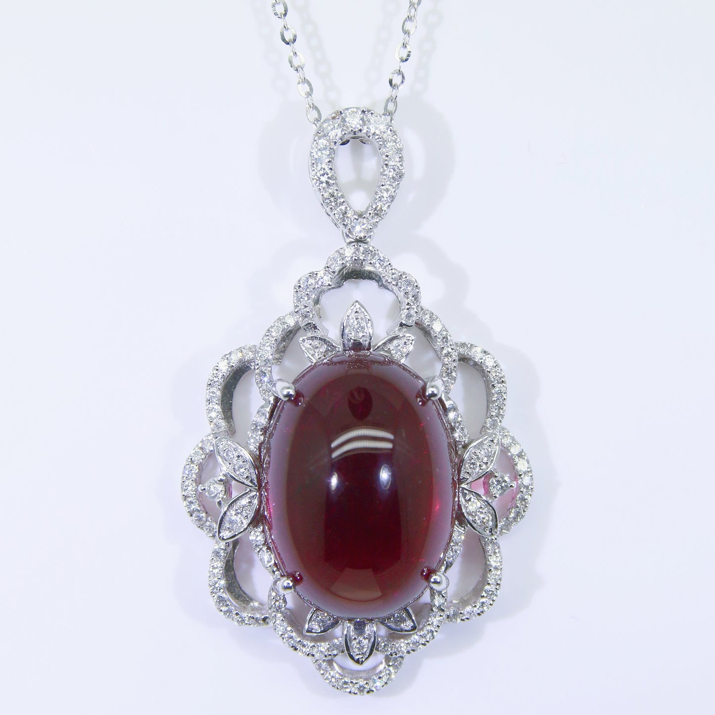 碧璽墜子 紅 29克拉 KD00046