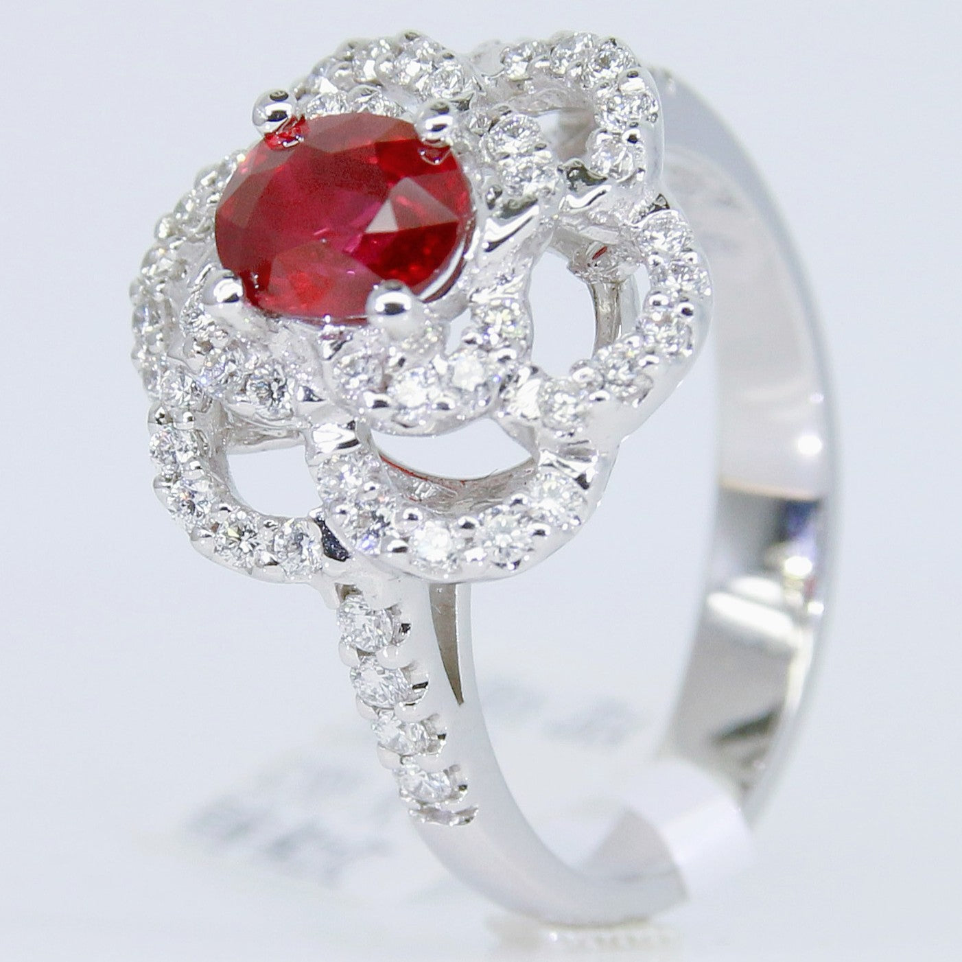 紅寶石女戒 鴿血紅 0.96克拉 RG00200