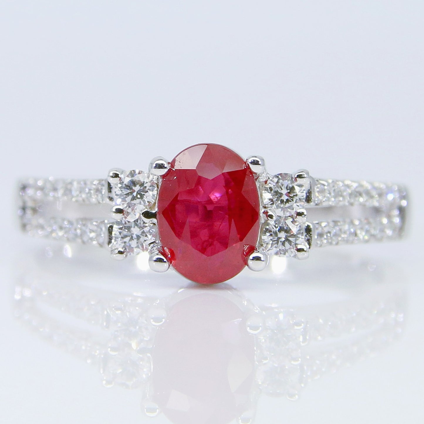 紅寶石女戒 緬甸 鴿血紅 0.85克拉 RG00208