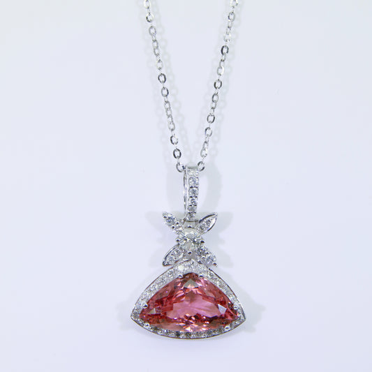 碧璽墜子 粉 4克拉 KD00030