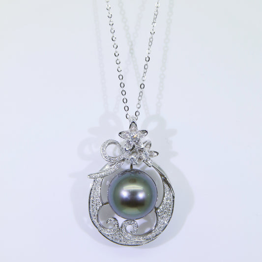 大溪地黑珍珠 墜子 13mm PD00068